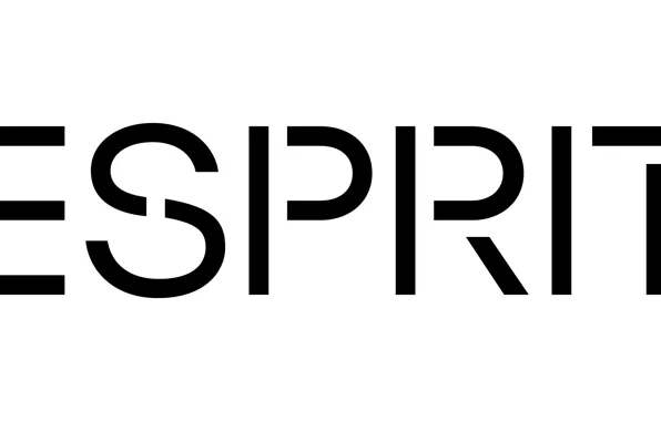 Logo, white, black, Esprit, esprit