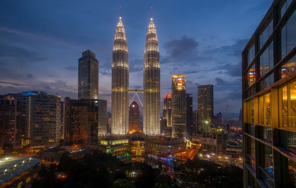 The sky, the city, Malaysia, Kuala Lumpur