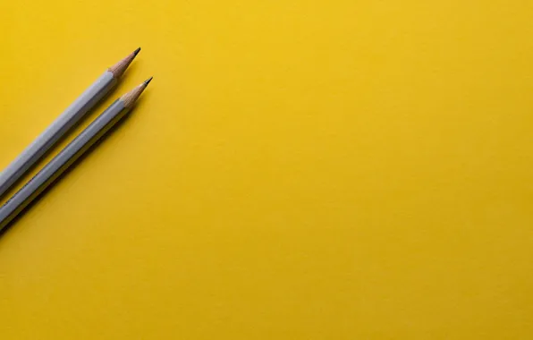 Yellow, paper, pencil