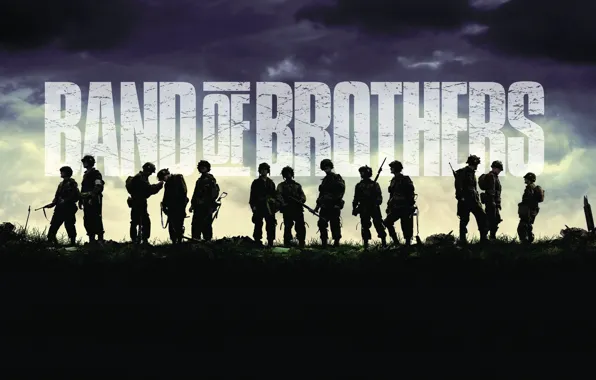 The series, Band of Brothers, Brothers in arms