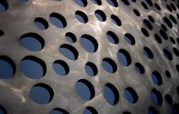 Circles, metal, texture, holes, holes