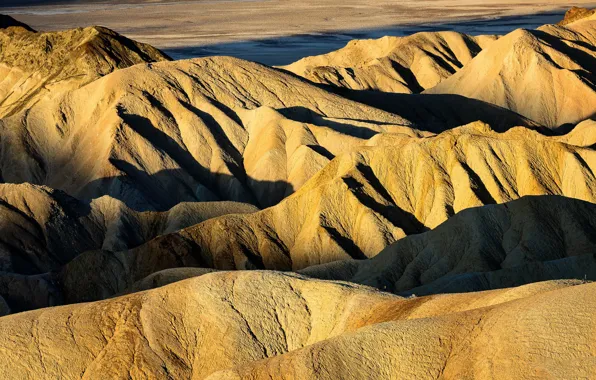 Mountains, CA, USA, Death valley, Zabriskie Point