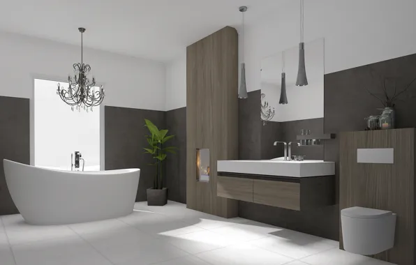 Design, interior, modern, bathroom