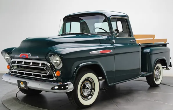 Retro, pickup, 1957, Chevrolet 3100, stepside