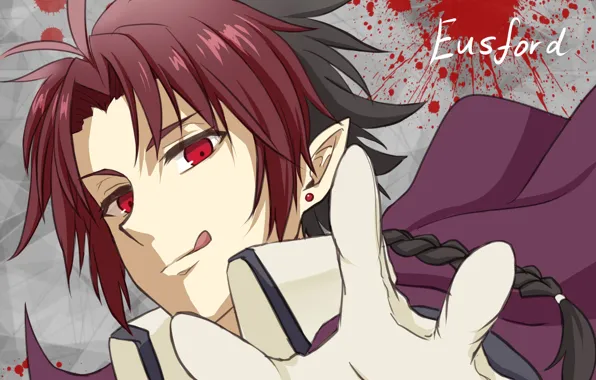 Look, hand, portrait, anime, art, vampire, Owari no Seraph, The last Seraphim