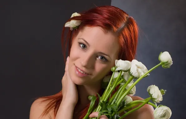 Picture look, girl, flowers, Ariel Piper Fawn