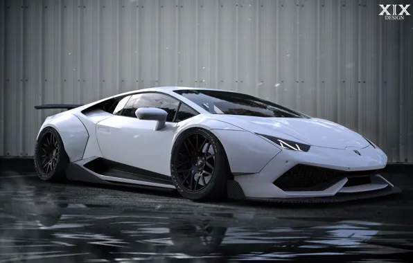 Auto, Lamborghini, White, Machine, Art, Lambo, Lamborghini Huracan, Transport & Vehicles