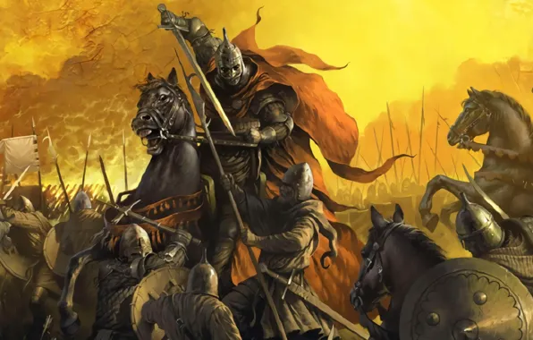 Horse, battle, the middle ages, henry, knight, pan, deliverance, kingdom come