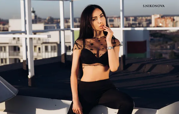 Girl, model, brunette, Marianne Markina, Svetlana Nikonova