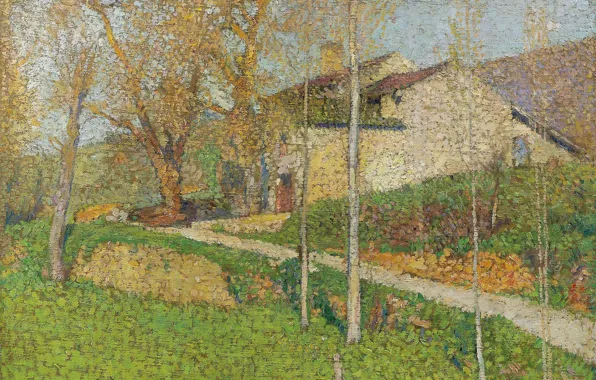 Landscape, picture, Henri-Jean Guillaume Martin, Henri Matrin, The House of Sabotier