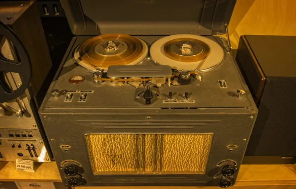 Music, antique, tape recorder, Kide FotoArt, reel-to-reel