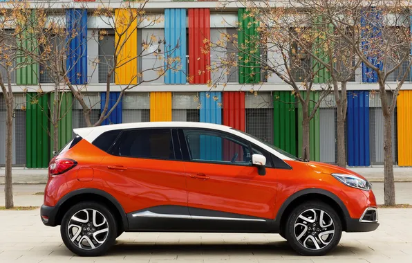 Renault, side view, Reno, Captur, Kaptur