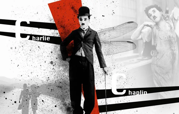 Photo, art, actor, Chaplin, Charli