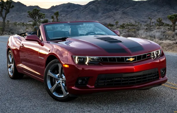Red, Camaro, convertible, Camaro, 2014