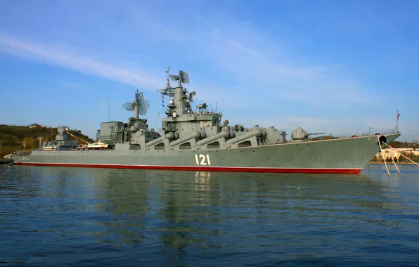 Moscow, cruiser, rocket, guards, the project 1164, cipher Atlant