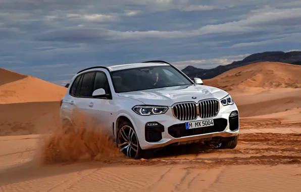 Picture desert, BMW, 2018, Sport, crossover, xDrive30d, X5 M