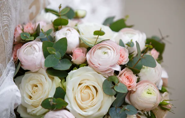Bouquet, the bride, wedding, bouquet, wedding, bride