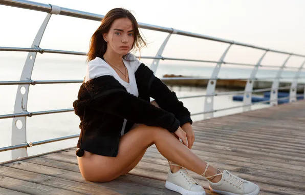 Sea, look, sexy, pose, model, makeup, Mike, figure