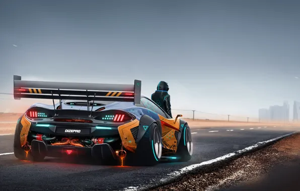 McLaren, Auto, Future, People, Machine, Art, Supercar, Dmitry Strukov