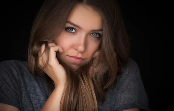 Look, background, portrait