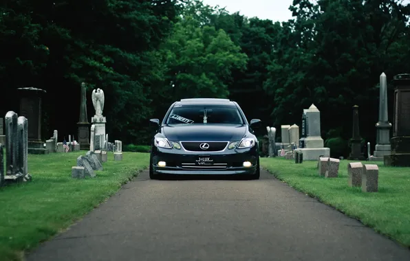 Auto, cemetery, lexus, Lexus