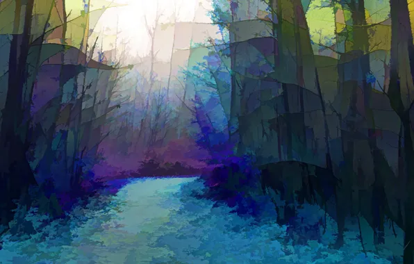 Picture nature, abstraction, color, form