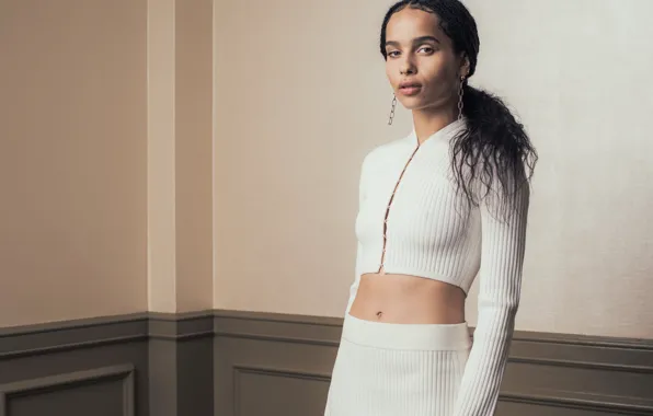 Pose, model, figure, piercing, actress, singer, Zoe Kravitz, Zoë Kravitz