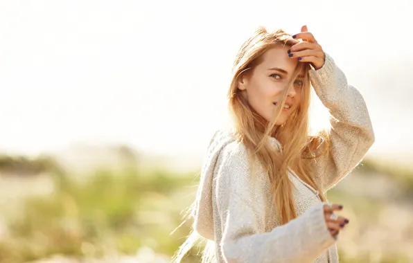 Look, face, background, model, hair, cutie, Alena