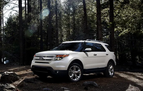 Picture grey, SUV, ford, explorer, ford explorer