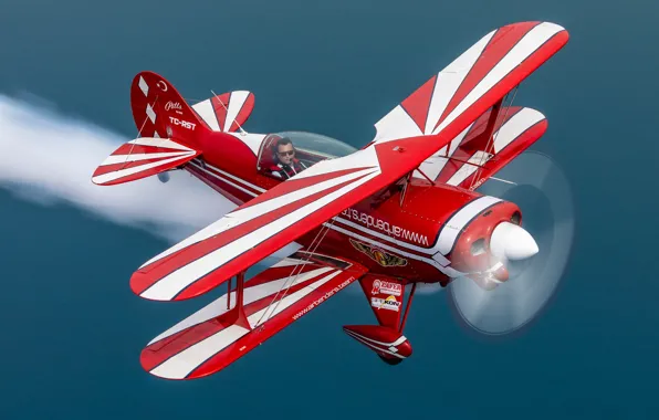 Picture flight, the plane, biplane, Pitts S-2B