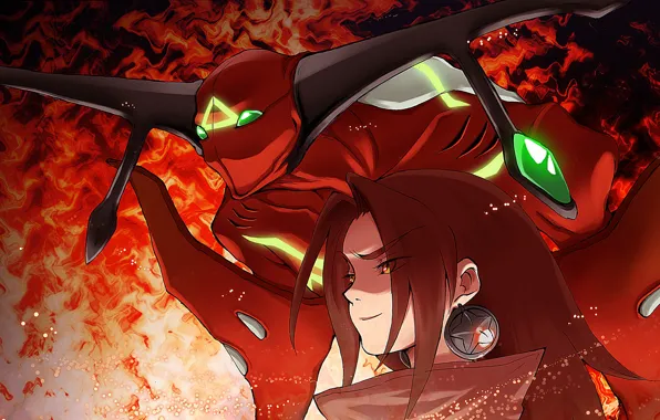 Villain, guy, Shaman king, Shaman king, Zeke