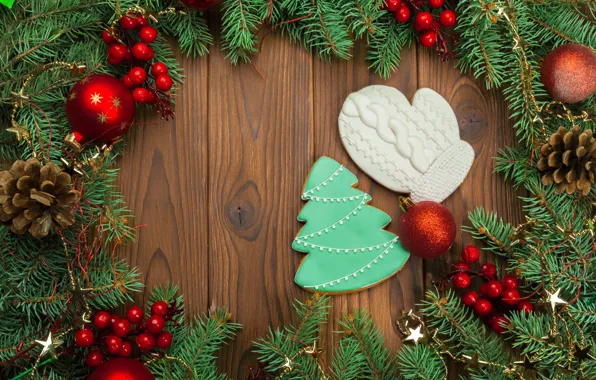 Decoration, Christmas, New year, christmas, new year, wood, merry, decoration