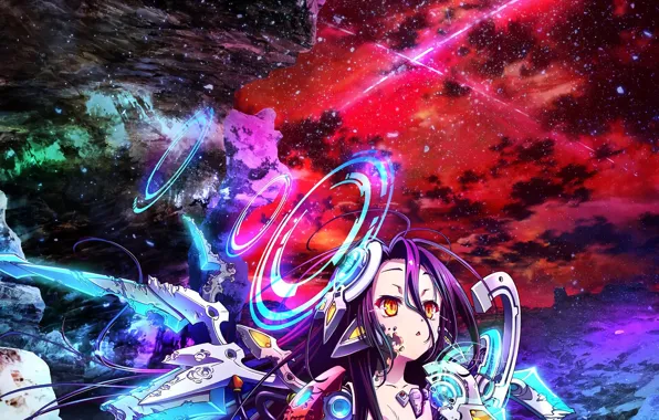 Anime, art, girl, No Game No Life