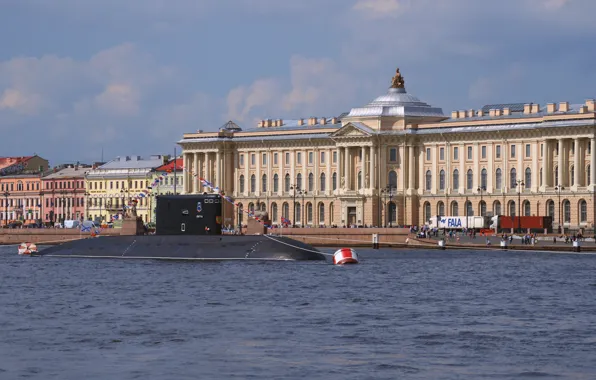 Boat, submarine, parade, underwater, Navy, diesel, Dmitrov