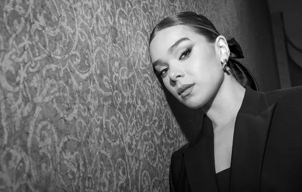 Look, pose, model, hair, actress, singer, hair, black and white