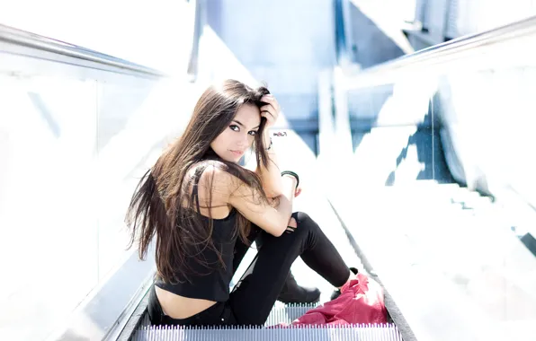 Picture look, girl, background