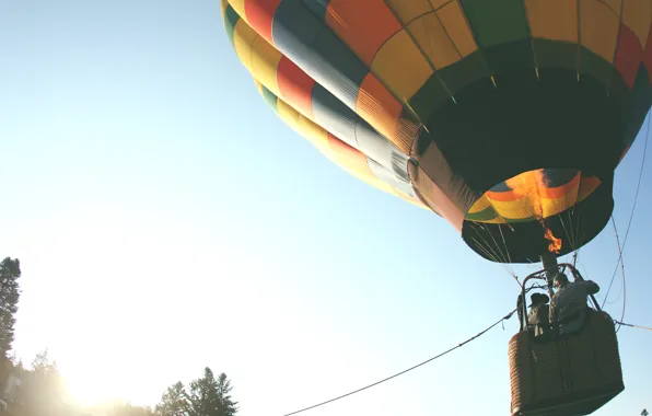 Picture the sky, balloon, beauty