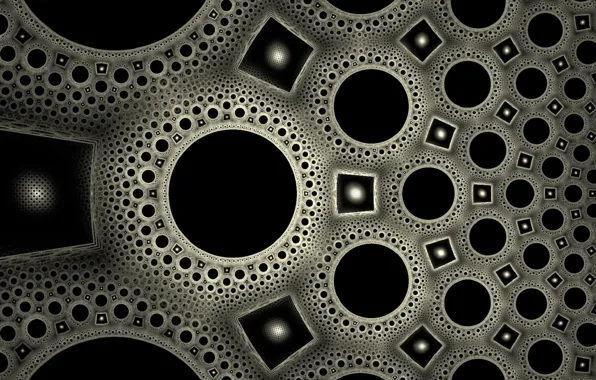 Circles, pattern, holes