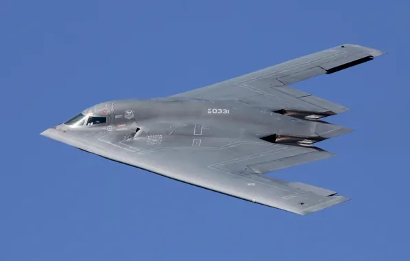 The sky, weapons, the plane