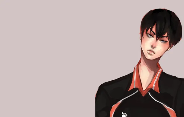 Look, art, guy, Volleyball, Haikyuu, Kageyama, Tobio, by baramuscles