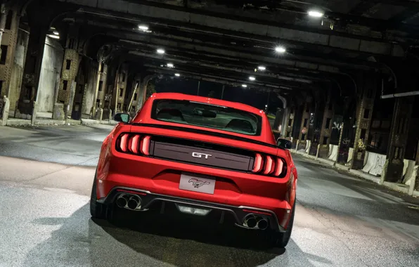 Ford, rear view, 2018, Mustang GT, Level 2 Performance Pack