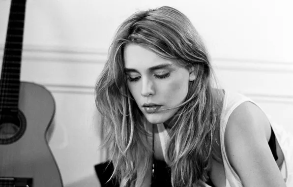 Hair, guitar, actress, Gaia Weiss, Jaya Weiss