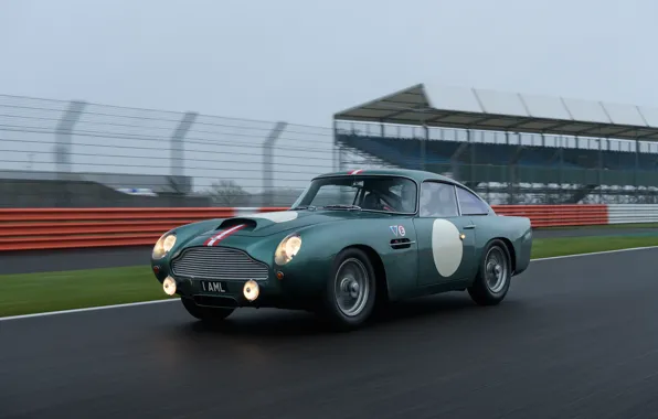 Aston Martin, Speed, Lights, Track, Classic, 2018, Classic car, 1958