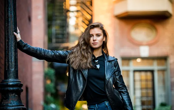 Picture look, model, hair, jacket, Georgia Pahl