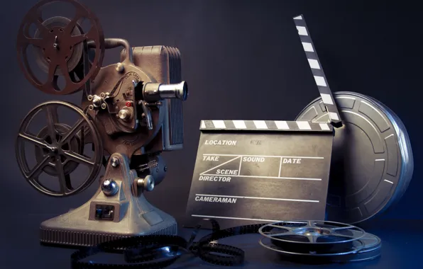 Movie, spotlight, vintage