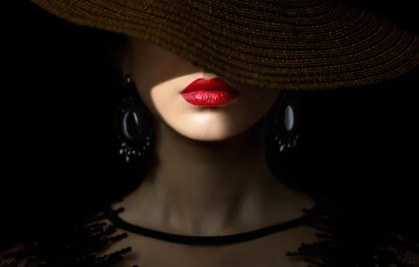 Girl, light, style, lips, Sergeev Sergey