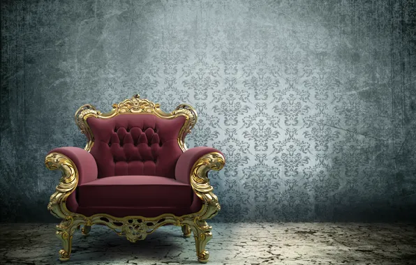 Picture red, comfort, armchair