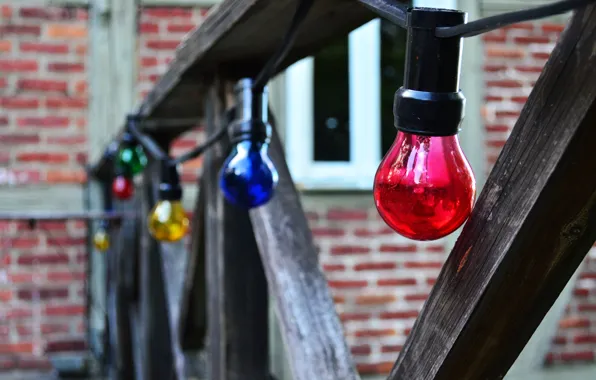 Red, holiday, lamp, decoration, Norway