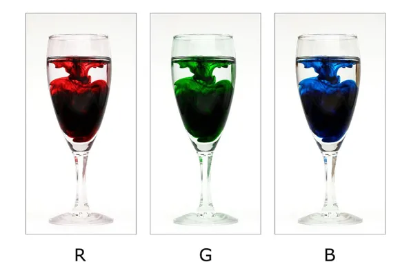 Minimalism, glasses, RGB