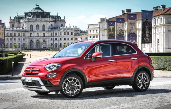 Red, Fiat, Cross, 500X
